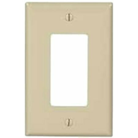 EATON WIRING DEVICES Wallplate 1G Deco Mid Ivory PJ26V